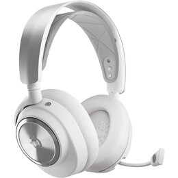 Słuchawki STEELSERIES Arctis Nova Pro Wireless P, Nauszne, ANC, Dźwięk przestrzenny Biały