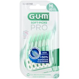 Szczoteczka międzyzębowa SUNSTAR GUM Soft-Picks Pro M (30 sztuk)