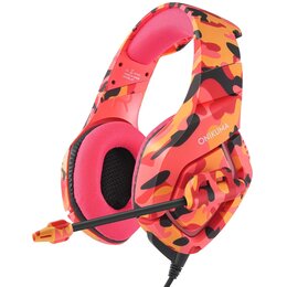 Słuchawki ONIKUMA K1-B Nauszne Czerwony