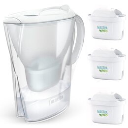 Dzbanek filtrujący BRITA Marella Biały + 3 wkłady Maxtra Pro Pure Performance