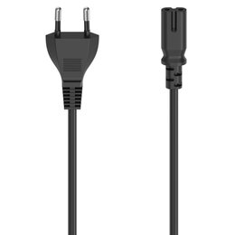 Kabel zasilający EU 2 pin (CEE 7/16) - IEC 320 C7 HAMA 200733 2.5 m