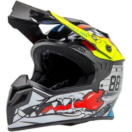 Kask motocyklowy TORQ TORQ-911 Biało-czarny (rozmiar S)