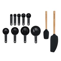 Zestaw przyborów kuchennych KITCHENAID Onyx KQG492OHOBE Czarny (11 elementów)