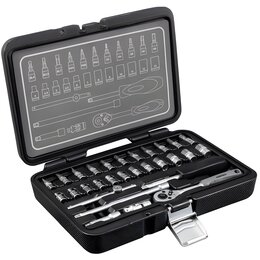Zestaw kluczy nasadowych STALCO Perfect S-77433 (30 elementów)