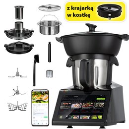 Wielofunkcyjny robot kuchenny ICOOOK 3.0 PLUS MRK-48P (WiFi) z wagą i krajarką w kostkę