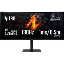 Monitor ACER Nitro XV5 XV345CURV3BMIPHUZX 34" 3440x1440px 180Hz 0.5 ms [GTG] Curved