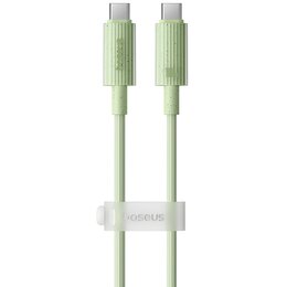 Kabel USB-C - USB-C BASEUS Habitat 100 W 1m Zielony