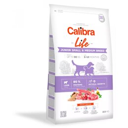 Karma dla psa CALIBRA Dog Life Junior Small Medium Breed Jagnięcina 2.5 kg