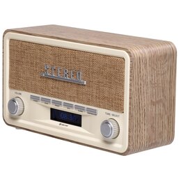 Radio DENVER DAB-18 Cyfrowe Przenośne Brązowo-biały