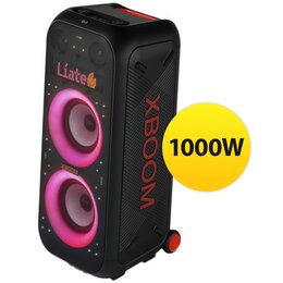 Power Audio LG XBOOM XL9T, 1000W,Bluetooth,Wyświetlacz pixelowy,Wejście mikrofonowe i gitarowe,Aplikacja XBOOM,IPX4