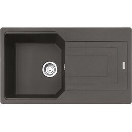 Zlewozmywak jednokomorowy z ociekaczem FRANKE Urban UBG 611-86 114.0716.365 Łupkowy szary 50x86