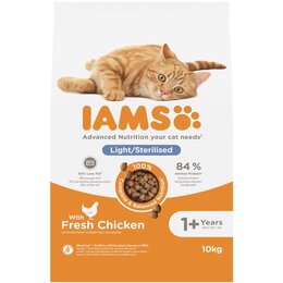 Karma dla kota IAMS Sterylized Adult Kurczak 10 kg