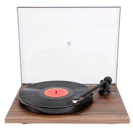 Gramofon REGA Planar 1 Orzech,  Manualny, Napęd paskowy, Wkładka Rega, Pokrywa w zestawie, Prędkość odtw. 33 1/3,45 obr./min