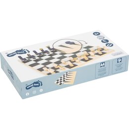 Zestaw gier SMALL FOOT 3 w 1 Szachy Warcaby Tryktrak 12222