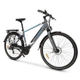Rower elektryczny ARGENTO Alpha M20 28 cali męski Szary