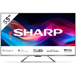 Telewizor SHARP 55GP7765E 55" QLED 4K Google TV Dolby Atmos Dolby Vision HDMI 2.1