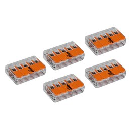 Zestaw szybkozłączek instalacyjnych DPM BMSZW05 5 x 4 mm2 Linka (5 szt.)