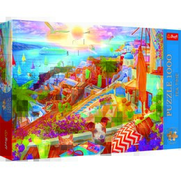 Puzzle TREFL Premium Plus Quality Tea Time Z wizytą na Santorini 10842 (1000 elementów)