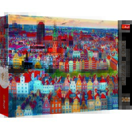 Puzzle TREFL Premium Plus Quality Widok Na Gdańsk Polska 10856 (1000 elementów)