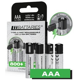 Akumulatorki AAA 500mAh LIIBATTARIES LIB667110 (4 szt.)