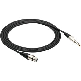 Kabel BLACKBIRD BBMCJ6 Jack 6.3 mm - XLR żeński 6 m