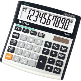 Kalkulator ELEVEN CT-500VII Zasilanie bateryjno-słoneczne, 3 pamięci