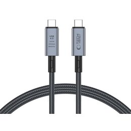 Kabel USB Typ-C - USB Typ-C TECH-PROTECT UltraBoost Max USB 4.0 8K 40GBPS PD240W 1 m Szary