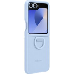Etui SAMSUNG Silicone Case With Ring do Galaxy Z Flip 6 Niebieski EF-PF741TLEGWW