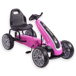 Gokart na pedały MILLY MALLY Power Różowy