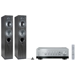 Zestaw stereo YAMAHA MusicCast R-N800A + INDIANA LINE Tesi 561 Czarny