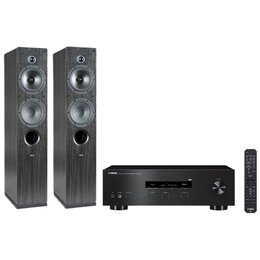 Zestaw stereo YAMAHA R-S202D + INDIANA LINE Tesi 561 Czarny