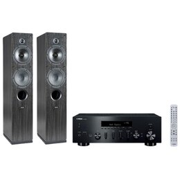 Zestaw stereo YAMAHA MusicCast R-N600A + INDIANA Line Tesi 561 Czarny