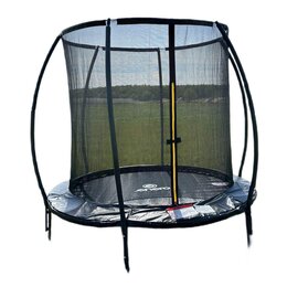 Trampolina ENERO z siatką wewnętrzną FI305 cm Czarny