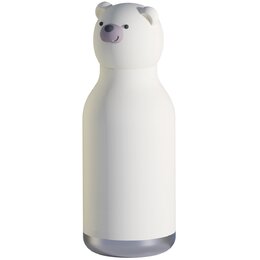 Butelka termiczna ASOBU Bestie Bottle Bear Biały