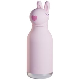 Butelka ze stali nierdzewnej ASOBU Bestie Bottle Bunny Różowy