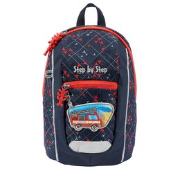 Plecak STEP BY STEP Junior Kiga Mini Fire Truck Finn Niebiesko-czerwony