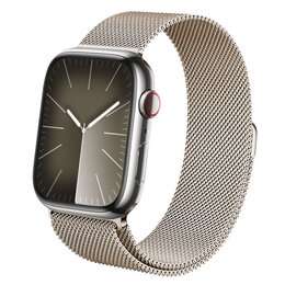 Pasek CRONG Milano Steel do Apple Watch (44/45/46/49mm) Szampański