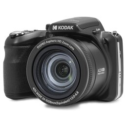 Aparat KODAK AZ426 Czarny + baterie + etui + karta pamięci 64GB, 20Mpix, 42x zoom optyczny