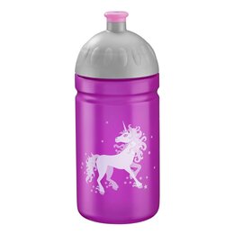 Bidon STEP BY STEP Unicorn 500 ml Fioletowo-szary