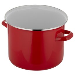 Garnek FLORINA Prosty Gładki 18 cm Czerwony