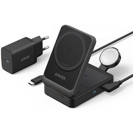 Ładowarka indukcyjna ANKER MagGo 15W 3w1 B2557311 Czarny