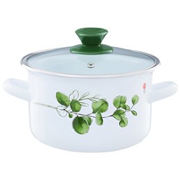 Garnek EMALIA OLKUSZ Eukaliptus 18 cm