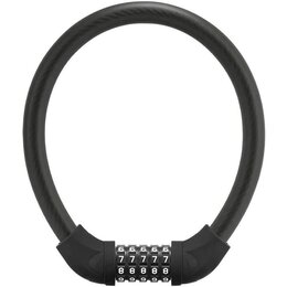 Zapięcie rowerowe ROCKBROS RKS570-BK Linka Czarny
