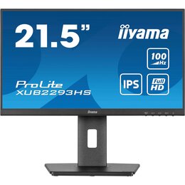 Monitor IIYAMA ProLite XUB2293HS-B6 21.5" 1920x1080px IPS 100Hz 1 ms [MPRT]