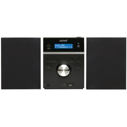 Wieża DENVER MDA-240 Czarny, Odtw.CD, Bluetooth, Tuner FM z pamięcią stacji, Wyjście słuchawkowe