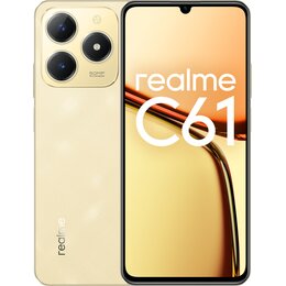 Smartfon REALME C61 6/256GB 6.74" 90Hz Złoty