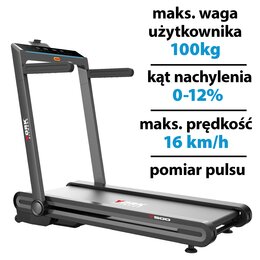 Bieżnia elektryczna YORK FITNESS T500 1470W 16 km/h