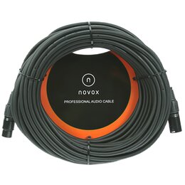 Kabel NOVOX XLR męski - XLR żeński 20 m