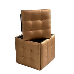 Pufa GO GIFT Puf 5w1 Ekoskóra Brązowy