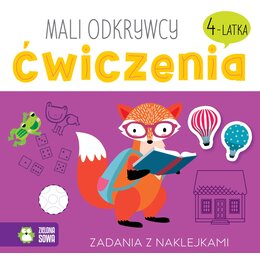 Książka z zadaniami Mali odkrywcy. Ćwiczenia 4-latka (miękka okładka)
